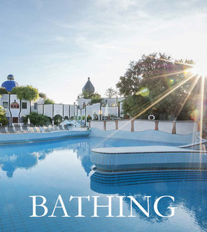 Wave pool where the architecture is visible in the background.